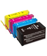 Compatible with HP 902XL Black (T614AN) and HP 902XL Cyan, Magenta, Yell... - $1,158.76 MXN