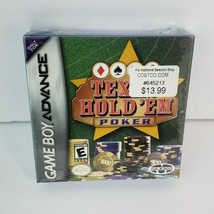 Texas Hold &#39;Em Poker (Nintendo Game Boy Advance, 2004) NEW Factory Sealed GBA  - £11.70 GBP