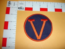 Big V patch orange and blue vintage - $8.90