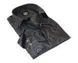 Men&#39;s Silky Paisley Floral Shirt By JT Milano AVM Turkey Slim Fit 6021-1... - $55.00
