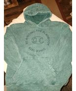 Champion Hoodie Green Stonewahed Size Xl - $19.79