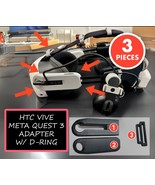 3PC - VR Quest 3 DAS (HTC Vive Deluxe Audio Strap)  Adapters  - £18.89 GBP