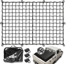 4x6FT Elastic Cargo Net for Truck Beds, Stretches to 8x12FT, 5mm Mesh - $401.18 MXN