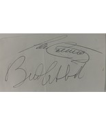 Bud Abbott and Lou Costello original signatures - £707.96 GBP