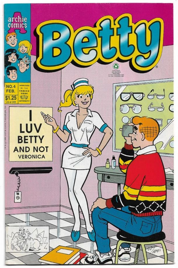 Betty #4 (1993) *Archie Comics / Cover Artwork By Dan DeCarlo / Veronica Lodge* - $10.00 Betty #4 (1993) *Archie Comics / Cover Artwork By Dan DeCarlo / Veronica Lodge* - $10.00