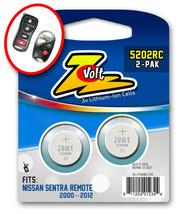 Keyless Remote Batteries (2) For 2000-2012 Nissan Sentra - Free S/H Key Fob, - £3.78 GBP