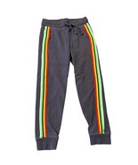 Unisex Jogger Pants W/ Red Green &amp; Yellow Stripes Primary Size 7 - $362.80 MXN