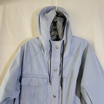 Vintage Because Its There Jacket Womens Large Blue Seattle Cargo Work Ho... - $27.07