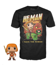 Funko POP! & Tee: Masters of the Universe - He-Man (Glow) - Extra Large  - £35.84 GBP