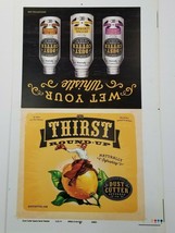 Jackson Hole Dust Cutter Flavored Lemonade Preproduction Advertising Art... - $18.95