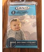 Graco Pack N Play Playard Quick Connect fitted sheet Diana Ships N 24h - $27.60