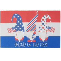 NEW Patriotic Americana Gnome of the Free Doormat 20 x 31 inches low profile - £8.73 GBP