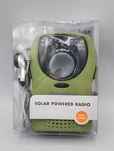 Vintage Eddie Bauer Portable Solar Powered AM FM Radio 4x3&quot; Can Use Batt... - $14.83