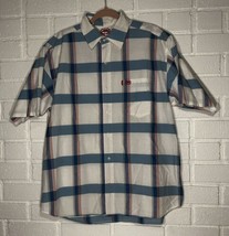 Ecko Unltd Vintage Rare Short Sleeve Button Up Shirt Large - £21.61 GBP