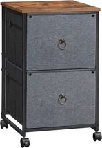 Hoobro 2-Drawer Mobile File Cabinet, Vertical Filing Cabinet, Office Cabinet, - £45.95 GBP