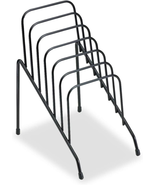 Fellowes Step File Junior Wire Organizer Rack, 6 Sections, Black (72613) - £14.76 GBP
