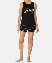 DKNY Logo-Print ( ONLY Tank ) , Color: Black - £15.61 GBP