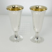 Tiffany &amp; Co Fluted Shot Glass Liqueur Cordial Cups Bar Set Makers Silver - £174.65 GBP