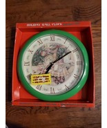Holiday Wall Clock With Hourly Christmas Chime Song.  - $445.07 MXN