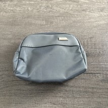 TUMI For Delta Small Gray  Zip Soft Sided Travel Bag Toiletry 7x4 - $287.92 MXN