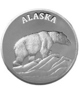Alaska Mint POLAR BEAR Medallion Proof 1Oz Boxed - £82.69 GBP