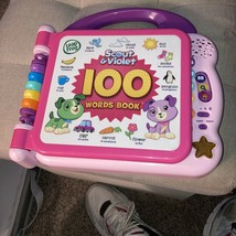 LeapFrog Scout and Violet 100 Words Book (Purple) - $9.74