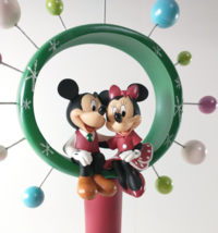 Mickey &amp; Minnie Mouse CHRISTMAS TREE TOPPER Disney Store Holiday Decor F... - $75.00