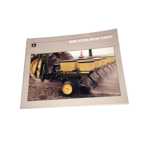 John Deere Drawn INtegral & Unit Planters For 1986 Brochure - $13.88