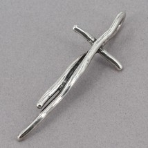 Retired Silpada Sterling Silver Great Impression Cross Pendant N1483 No Chain - £40.08 GBP