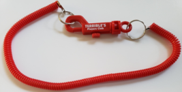 Terrible&#39;s Players Club Casino bungee players card holder lanyard, Red - £4.75 GBP