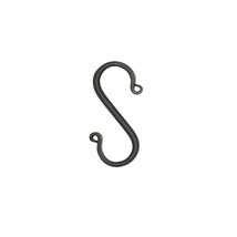 Wrought Iron Medium Forged S-Hooks (Set of 6) USA Handcrafted - £16.94 GBP