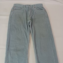 Levi's 505 Men's Size 34x32 Fits 32×32 Blue Coton Pants Straight image 15