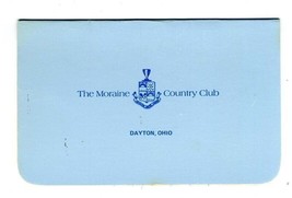 The Moraine Country Club Golf Score Card 1970&#39;s Dayton Ohio  - £14.22 GBP