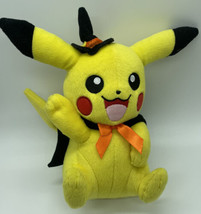 2017 Tomy  Pokemon Pikachu Plush Toy Stuffed Doll 8" Halloween Witch - £9.05 GBP