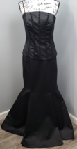 ABS by Allen Schwartz 2 Piece Skirt &amp; Top Women 10 Black Sequin Beaded S... - $39.40