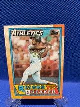 1990 Topps - Record Breaker #7 Rickey Henderson - £77.74 GBP