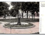 Public Square Fountain Washington Iowa IA DB Postcard Y4 - $3.91