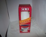 New Sealed Vintage White Solo Cozy Cup Refill Box 50 cups 7 Oz Retro Box... - $11.87