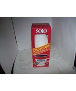 New Sealed Vintage White Solo Cozy Cup Refill Box 50 cups 7 Oz Retro Box 1992 - $11.87