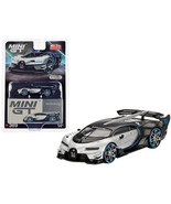 Bugatti Vision Gran Turismo Silver Diecast 64 Mini GT - $425.53 MXN