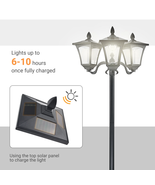 Outdoor LED Solar Light Modes Flood Lamp Post Motion Sensor Street Wall ... - $109.55