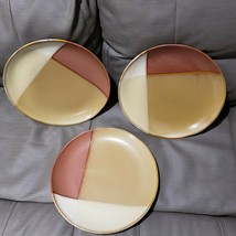 Sango Gold Dust Sienna 5039 Set Of 3 Dinner Plates 10.75” Made In China - $19.46