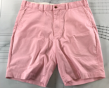 Polo Golf Ralph Lauren Shorts Mens 36 Pink Cotton Twill with Stretch Cla... - £15.54 GBP