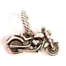 Brighton Let&#39;s Ride Charm,  J99632 Silver Finish/Stones, New - $19.95