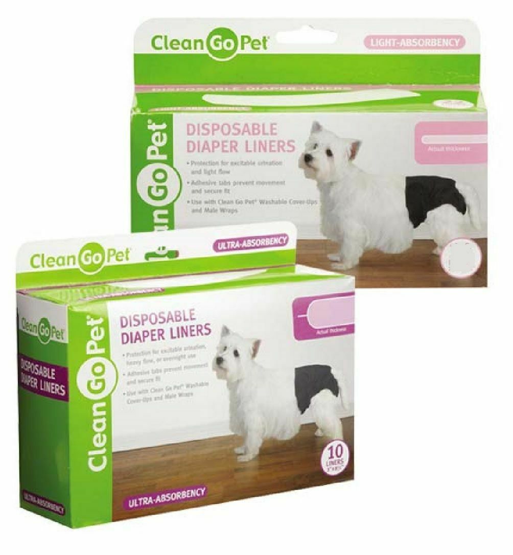 Disposable Doggy Diaper Liners Light Absorbancy Dog House Potty Training 44 Pack - $17.71