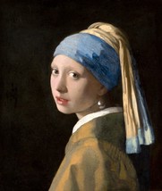 12516.Room Wall Poster.Interior art design.Vermeer painting.Pearl Earring Girl - £13.05 GBP+
