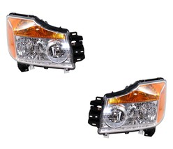 Headlights For Nissan Titan XE SE LE PRO 2009 Halogen Left Right Pair - $243.06