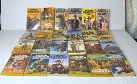 Lot of 24 Louis L&#39;Amour Paperback Books, The Shadow Riders, The Burning Hills... - £36.30 GBP