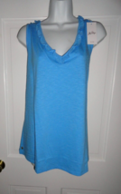 NWT LILLY PULITZER LUNAR BLUE GIGI RUFFLE TOP XXL - $894.52 MXN