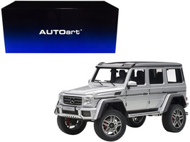 Mercedes Benz G500 4X4 2 Silver 1/18 Model Car by Autoart - £258.48 GBP